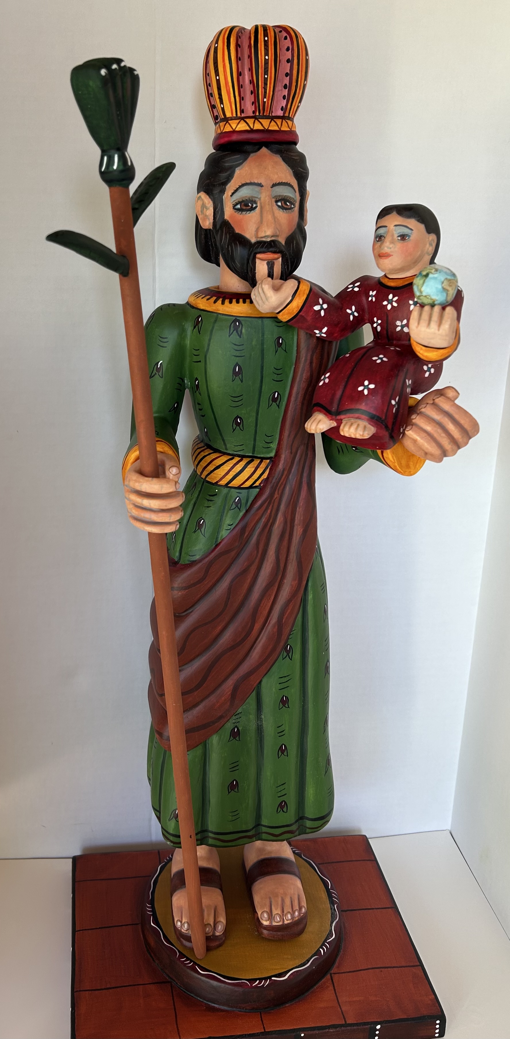 Saint Anthony bulto by Frank L. Garcia