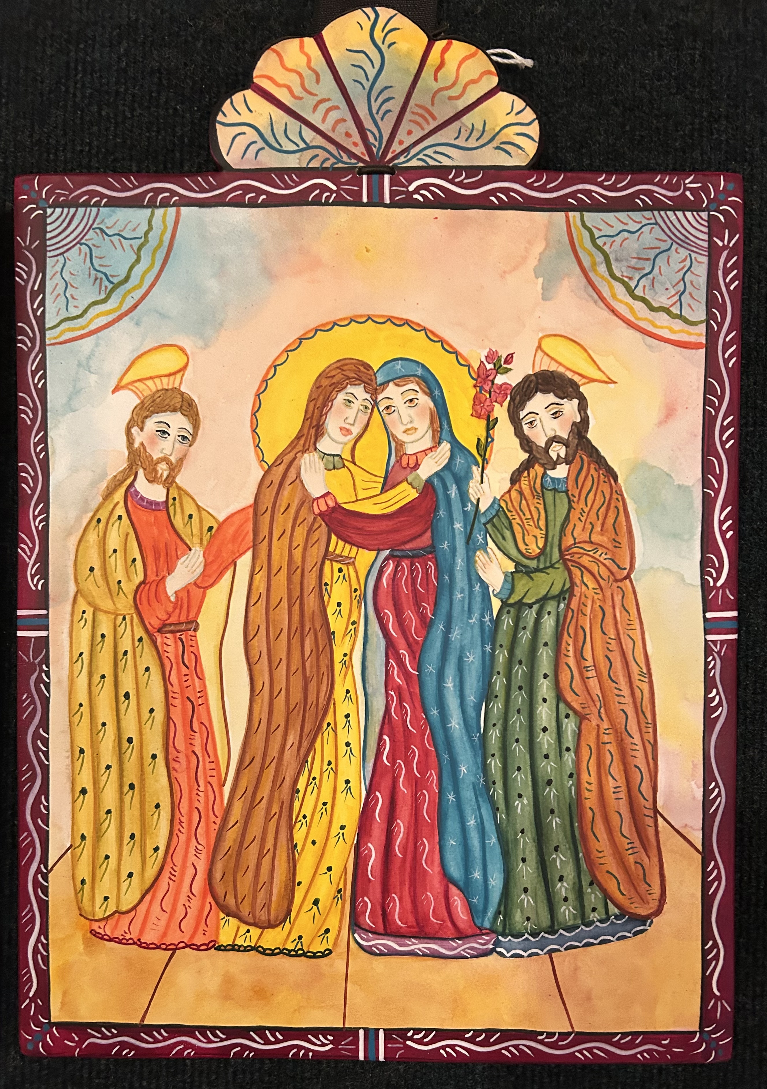 The Visitation retablo by Frank L. Garcia